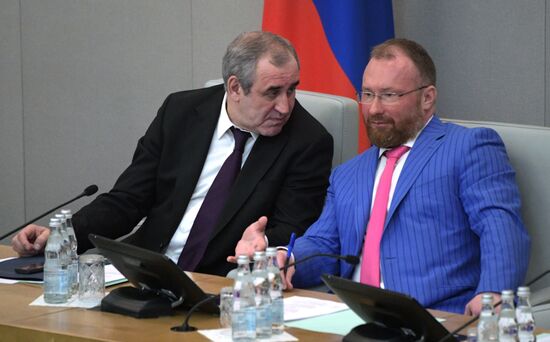 Пленарное заседание Госдумы РФ 