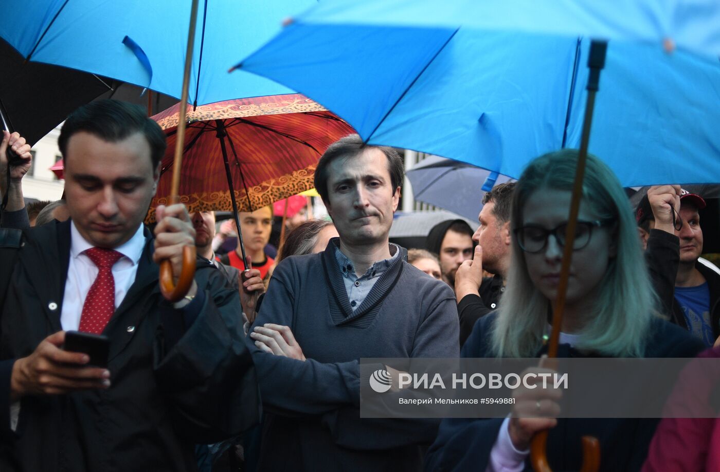 Акция в поддержку независимых кандидатов в Мосгордуму 