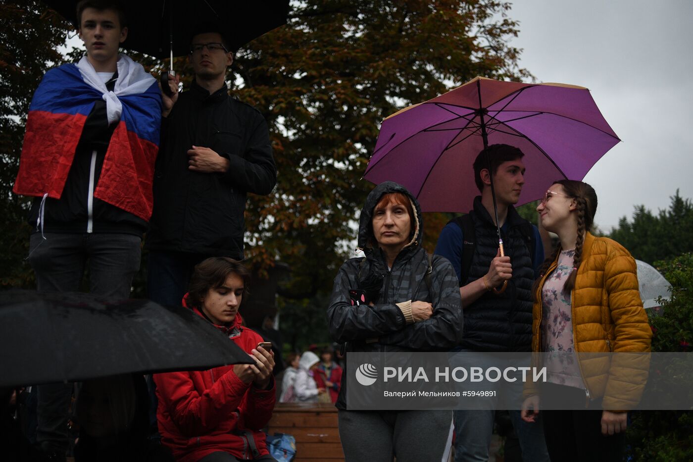 Акция в поддержку независимых кандидатов в Мосгордуму 