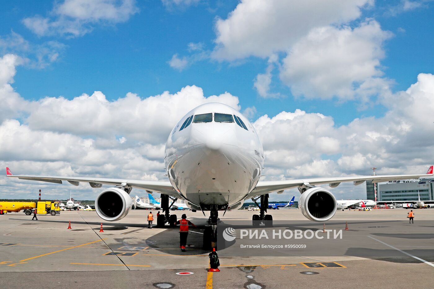 Встреча рейса авиакомпании SCAT Airlines во Внуково 