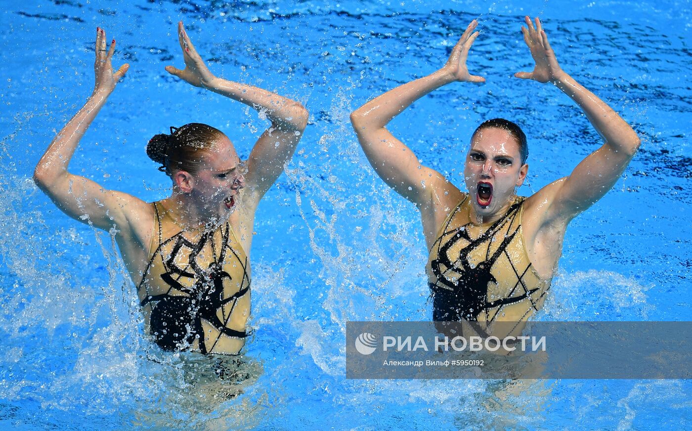 Чемпионат мира FINA 2019. Синхронное плавание. Дуэт. Произвольная программа