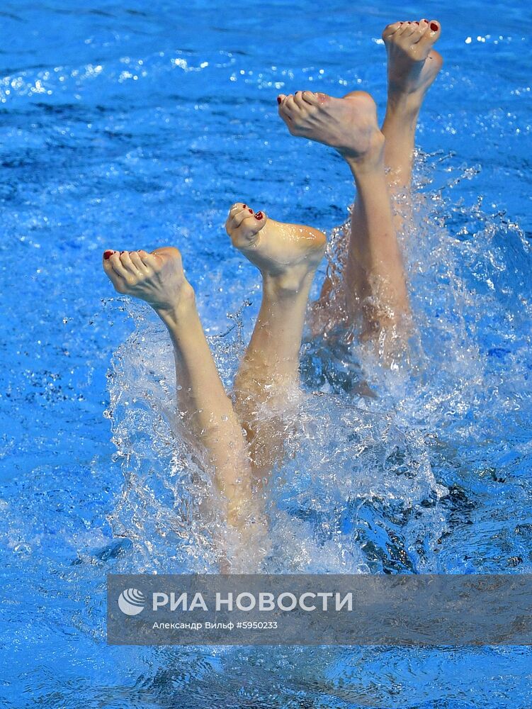 Чемпионат мира FINA 2019. Синхронное плавание. Дуэт. Произвольная программа