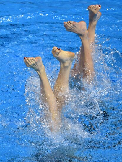 Чемпионат мира FINA 2019. Синхронное плавание. Дуэт. Произвольная программа