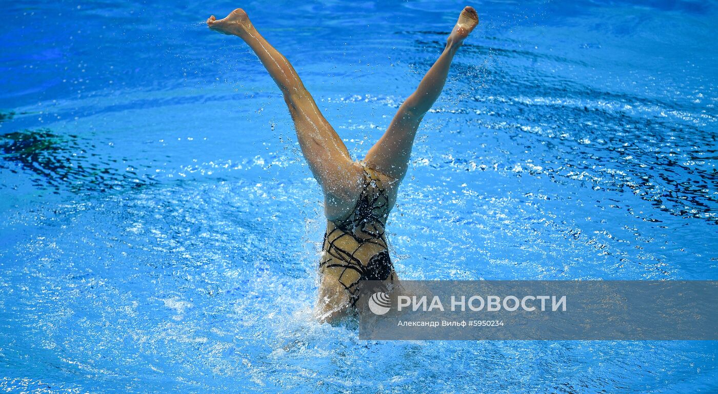 Чемпионат мира FINA 2019. Синхронное плавание. Дуэт. Произвольная программа