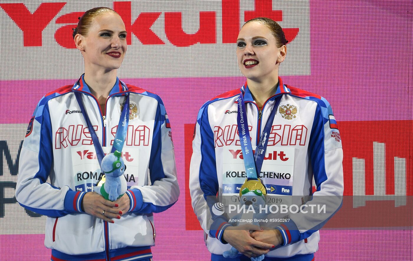 Чемпионат мира FINA 2019. Синхронное плавание. Дуэт. Произвольная программа