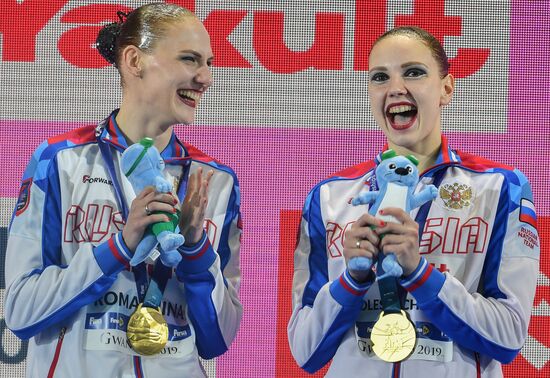 Чемпионат мира FINA 2019. Синхронное плавание. Дуэт. Произвольная программа