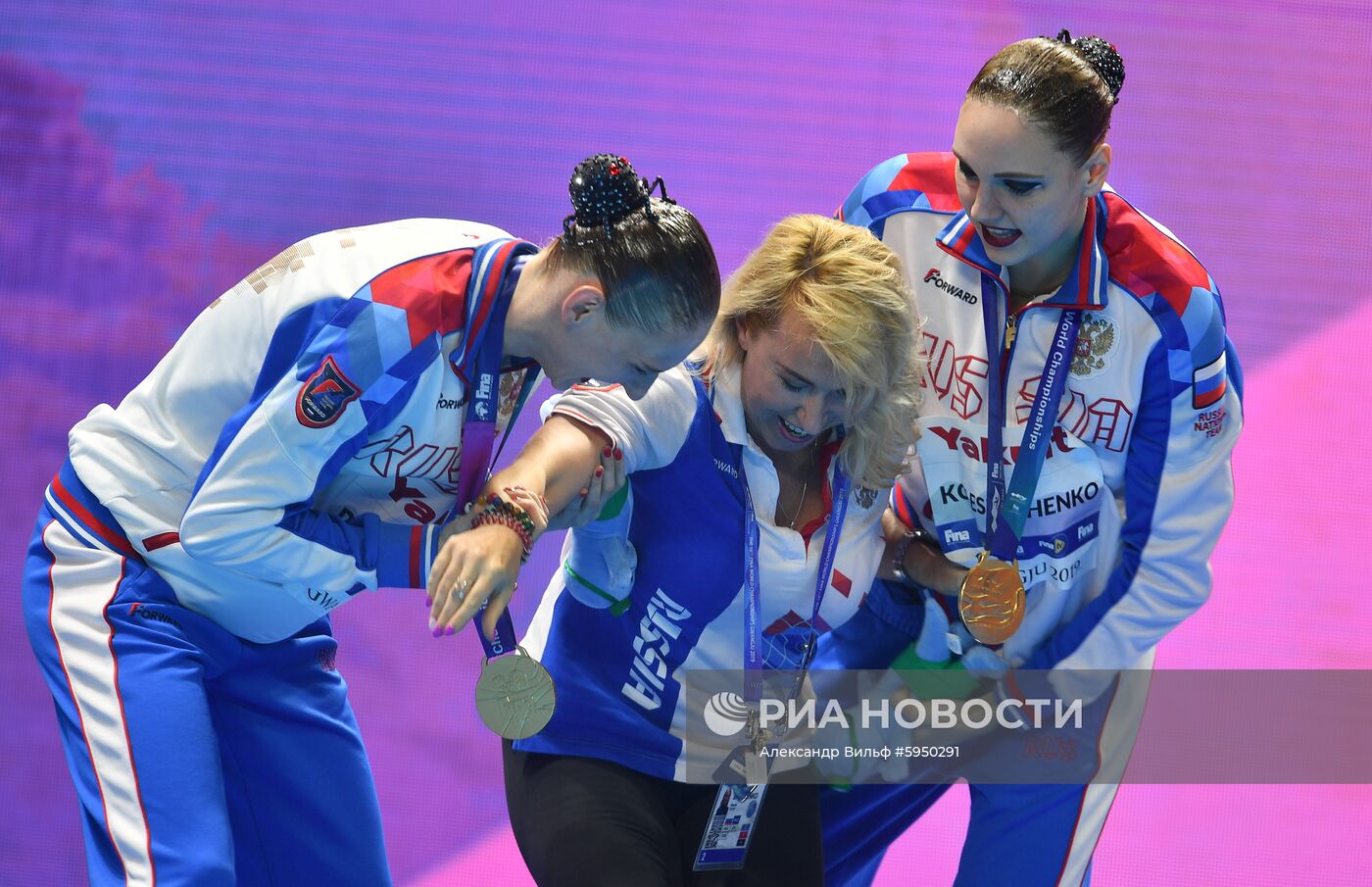 Чемпионат мира FINA 2019. Синхронное плавание. Дуэт. Произвольная программа