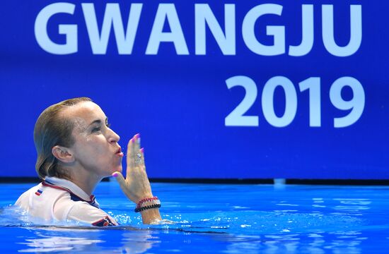 Чемпионат мира FINA 2019. Синхронное плавание. Дуэт. Произвольная программа