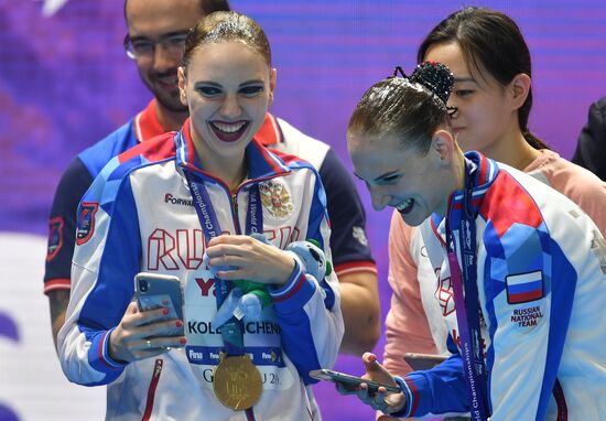 Чемпионат мира FINA 2019. Синхронное плавание. Дуэт. Произвольная программа