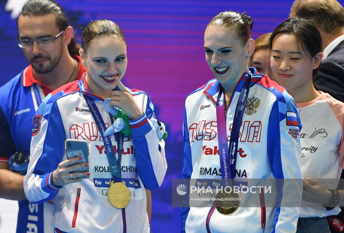 Чемпионат мира FINA 2019. Синхронное плавание. Дуэт. Произвольная программа