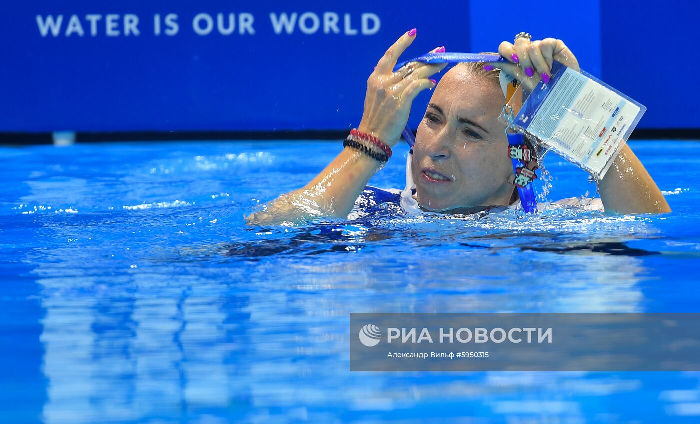 Чемпионат мира FINA 2019. Синхронное плавание. Дуэт. Произвольная программа