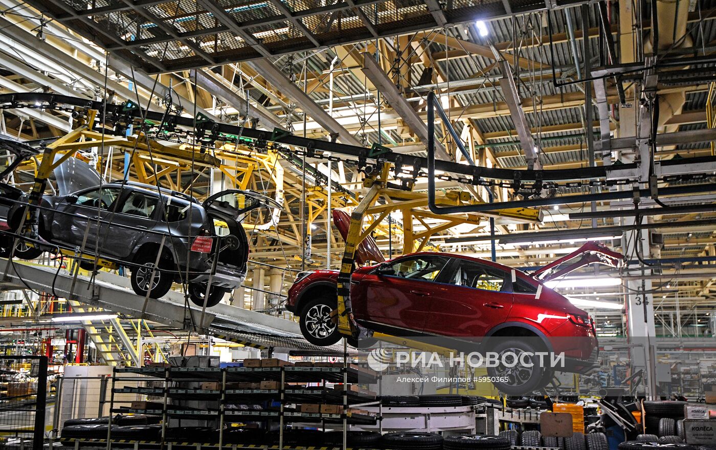 Производство автомобилей Renault Arkana | РИА Новости Медиабанк