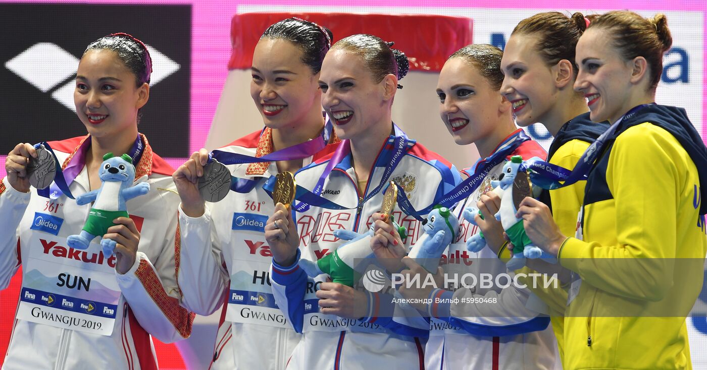 Чемпионат мира FINA 2019. Синхронное плавание. Дуэт. Произвольная программа