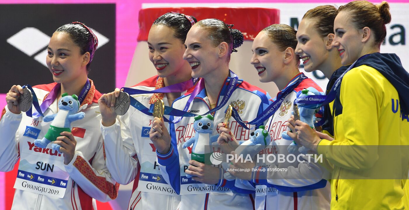 Чемпионат мира FINA 2019. Синхронное плавание. Дуэт. Произвольная программа