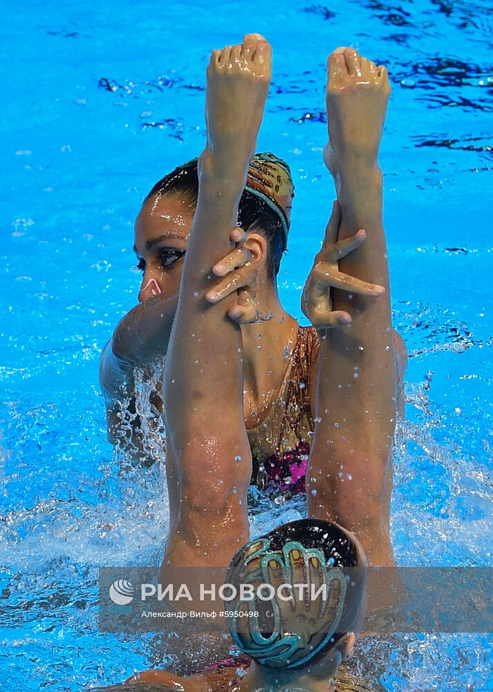 Чемпионат мира FINA 2019. Синхронное плавание. Дуэт. Произвольная программа