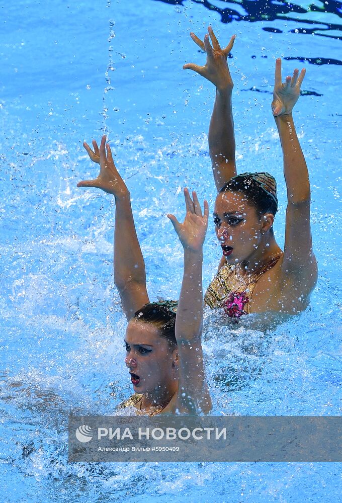 Чемпионат мира FINA 2019. Синхронное плавание. Дуэт. Произвольная программа