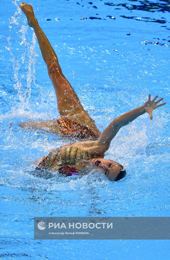 Чемпионат мира FINA 2019. Синхронное плавание. Дуэт. Произвольная программа