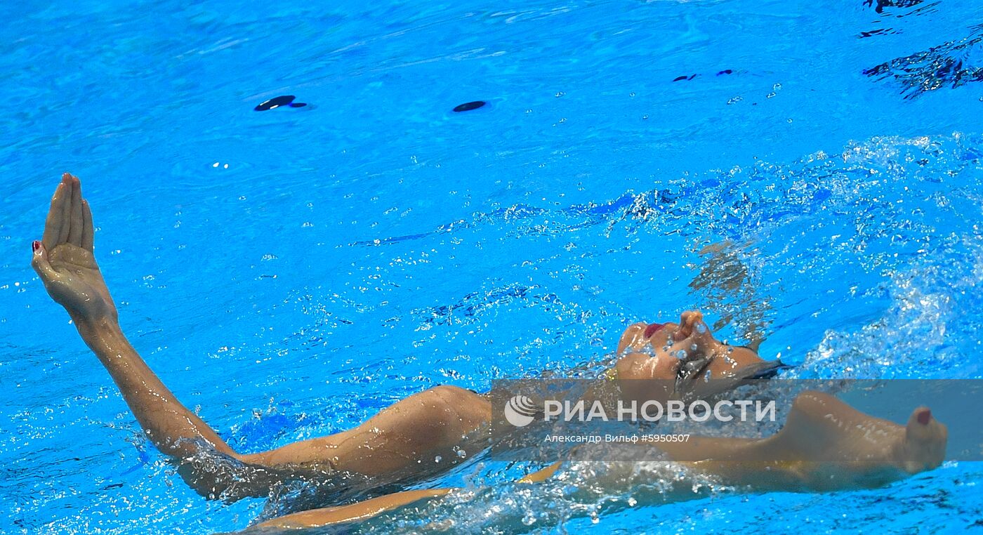 Чемпионат мира FINA 2019. Синхронное плавание. Дуэт. Произвольная программа