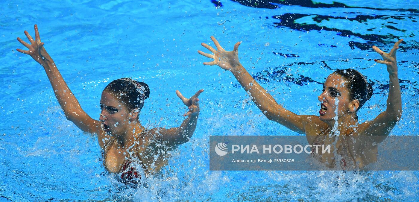 Чемпионат мира FINA 2019. Синхронное плавание. Дуэт. Произвольная программа