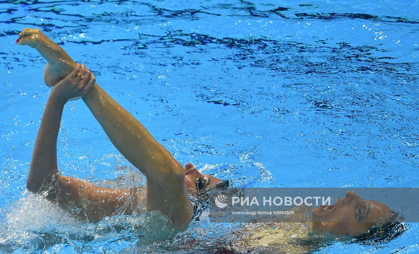 Чемпионат мира FINA 2019. Синхронное плавание. Дуэт. Произвольная программа