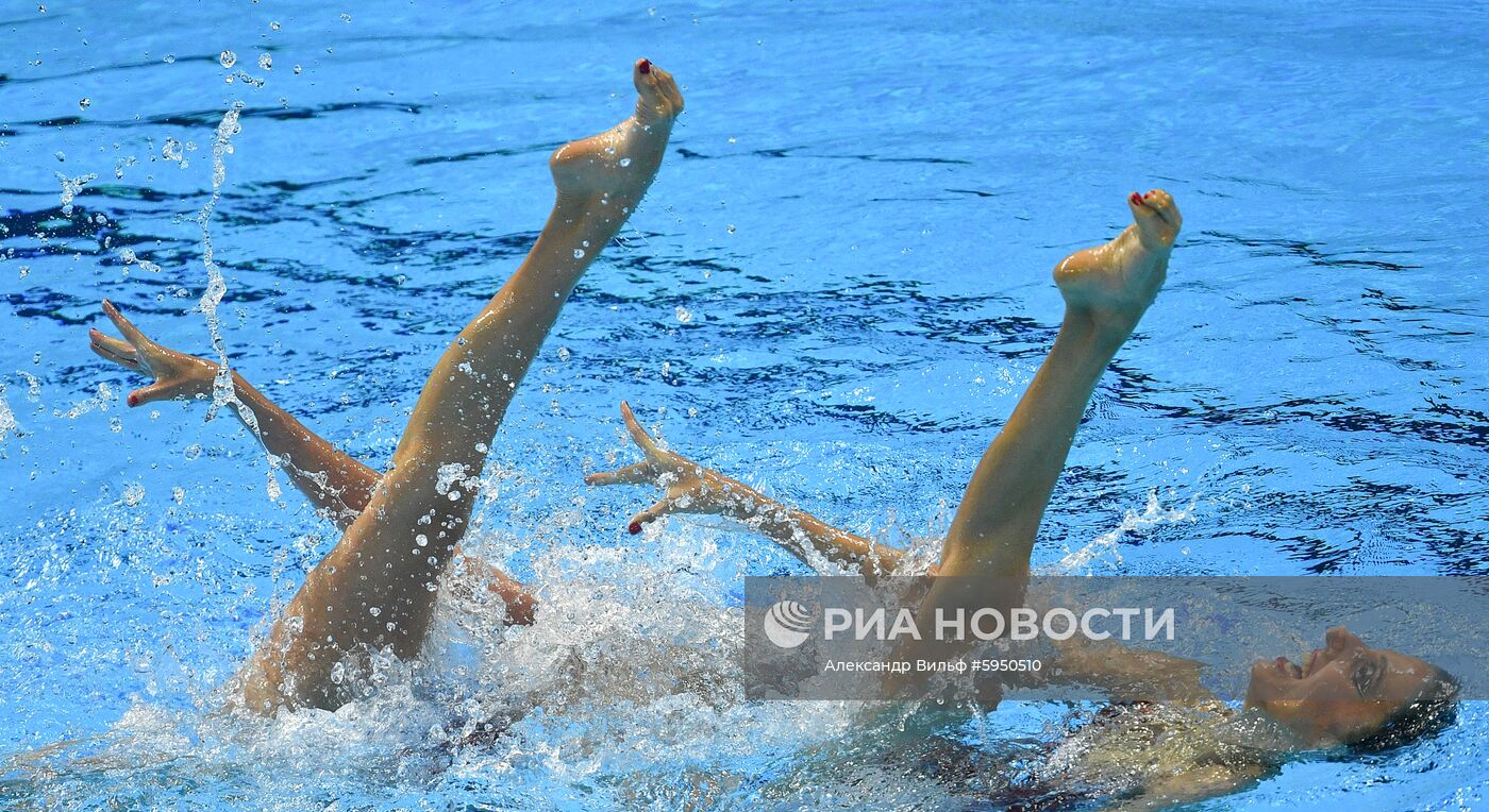 Чемпионат мира FINA 2019. Синхронное плавание. Дуэт. Произвольная программа