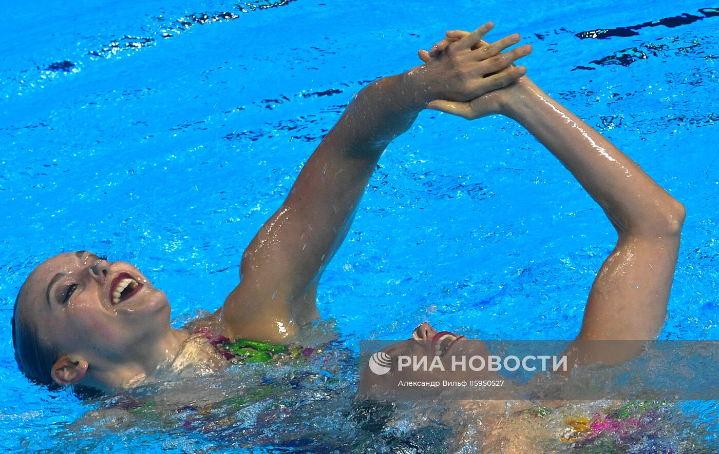 Чемпионат мира FINA 2019. Синхронное плавание. Дуэт. Произвольная программа