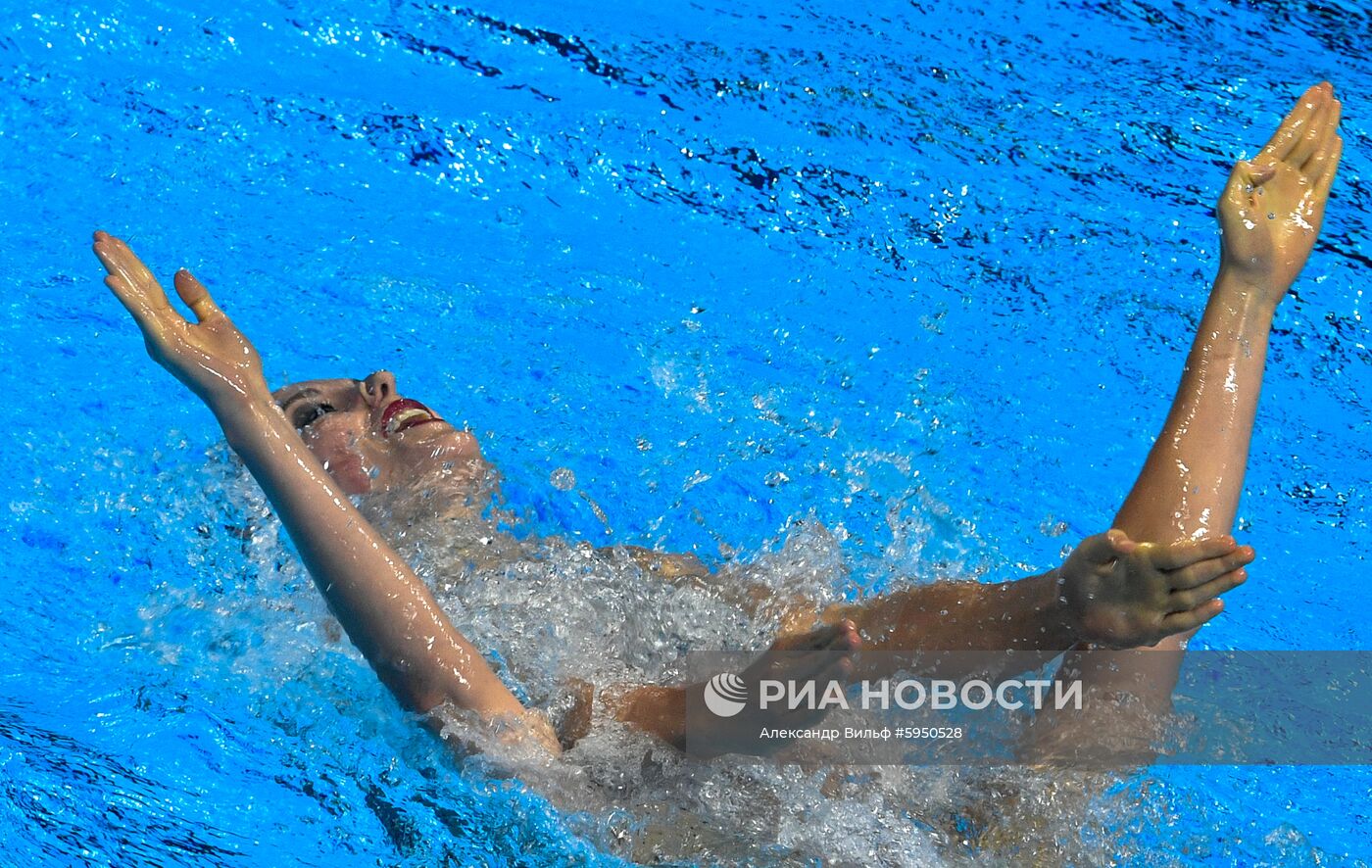 Чемпионат мира FINA 2019. Синхронное плавание. Дуэт. Произвольная программа