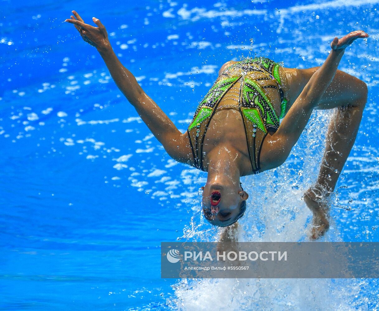 Чемпионат мира FINA 2019. Синхронное плавание. Дуэт. Произвольная программа