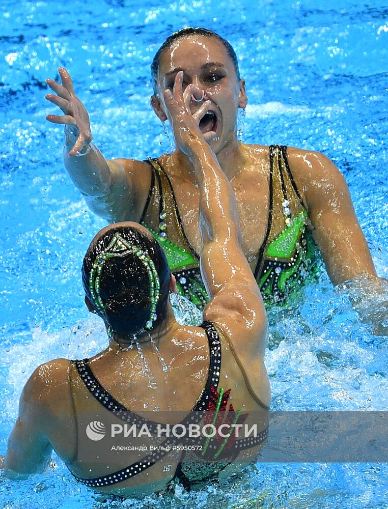 Чемпионат мира FINA 2019. Синхронное плавание. Дуэт. Произвольная программа