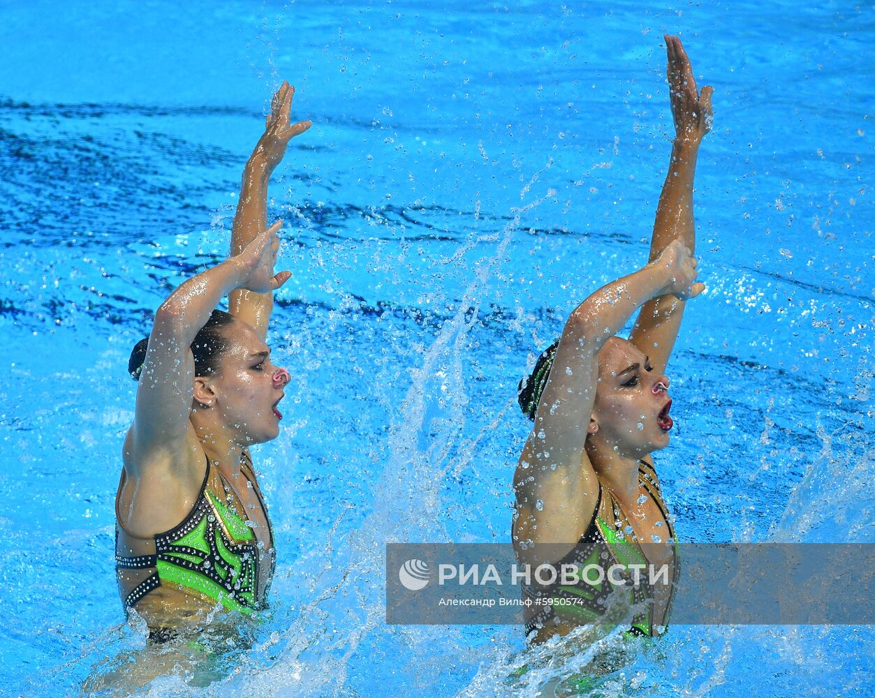 Чемпионат мира FINA 2019. Синхронное плавание. Дуэт. Произвольная программа