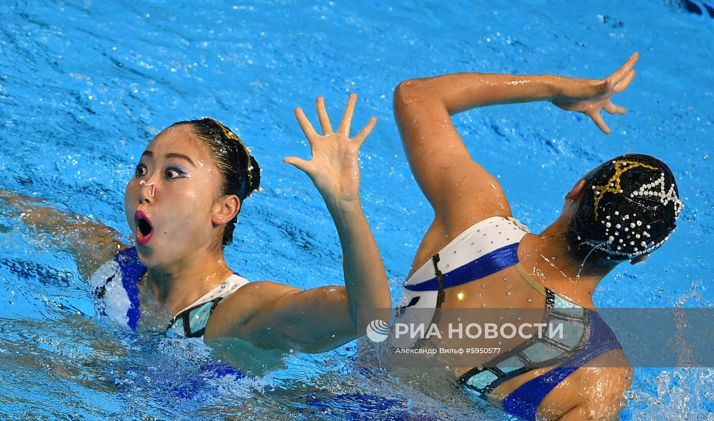 Чемпионат мира FINA 2019. Синхронное плавание. Дуэт. Произвольная программа