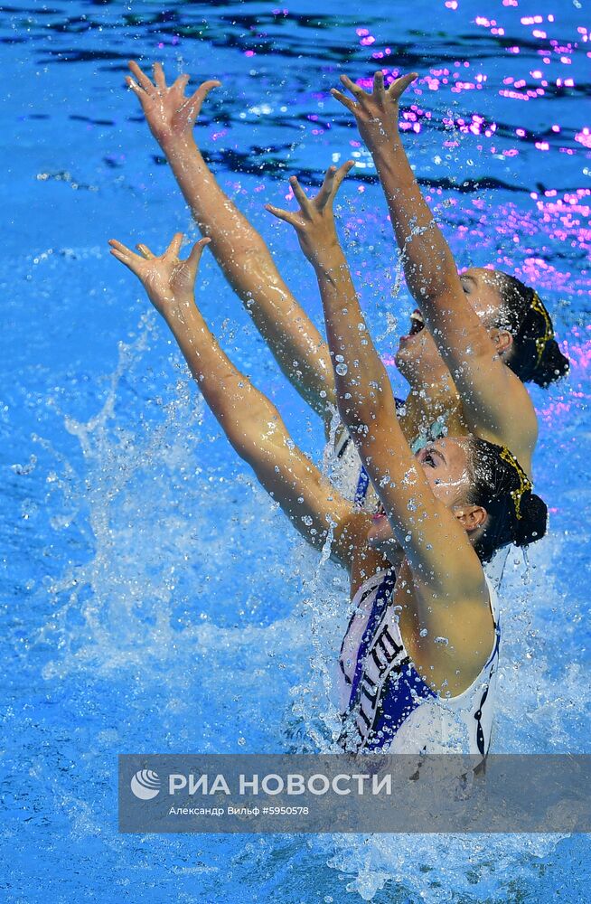 Чемпионат мира FINA 2019. Синхронное плавание. Дуэт. Произвольная программа