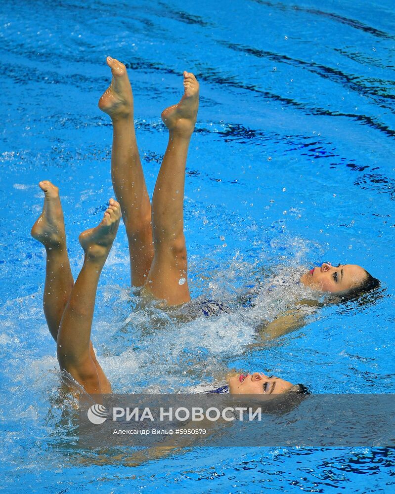 Чемпионат мира FINA 2019. Синхронное плавание. Дуэт. Произвольная программа