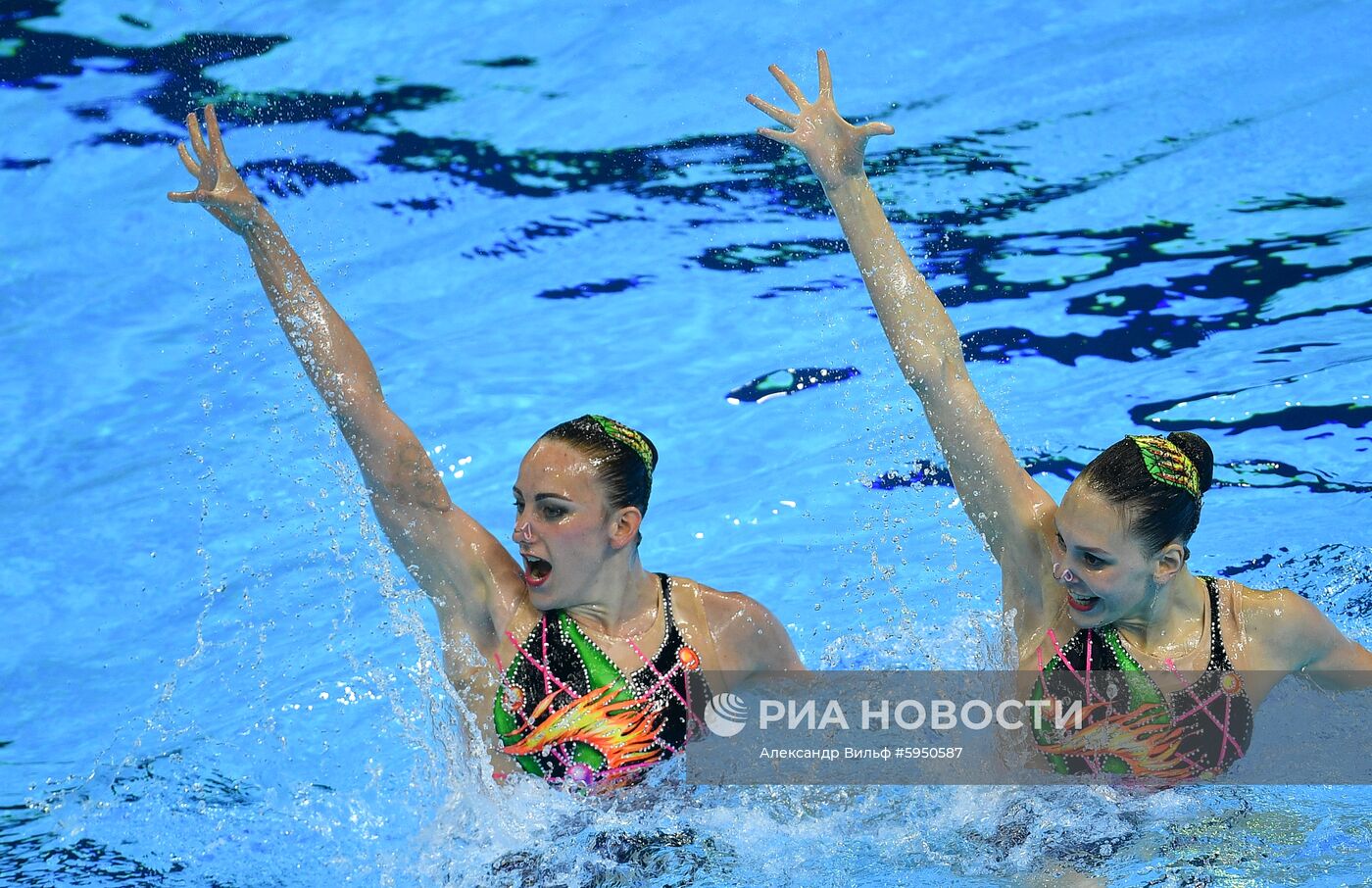 Чемпионат мира FINA 2019. Синхронное плавание. Дуэт. Произвольная программа