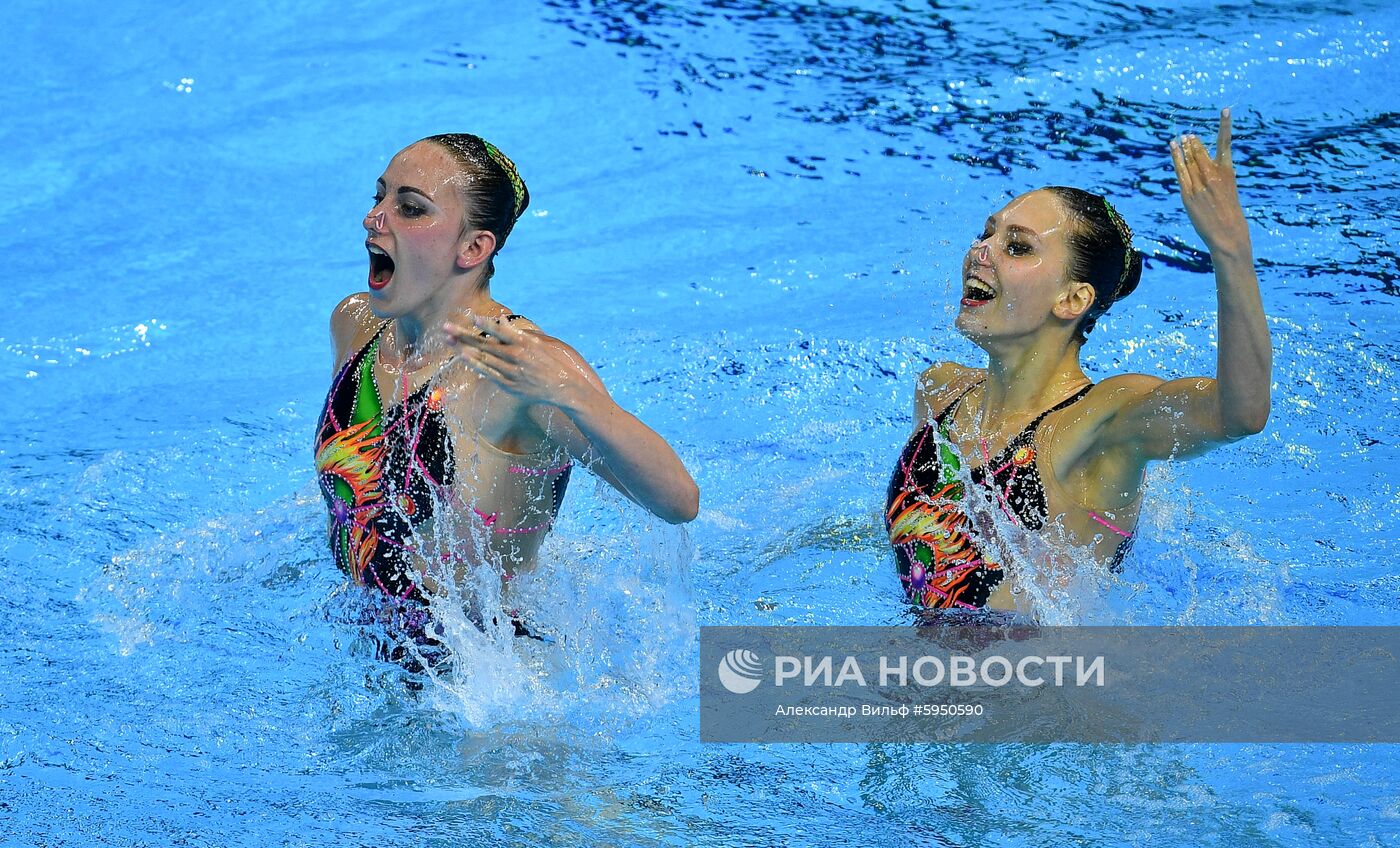 Чемпионат мира FINA 2019. Синхронное плавание. Дуэт. Произвольная программа