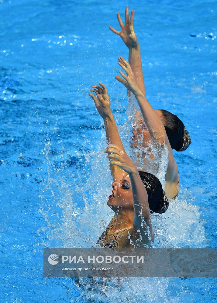 Чемпионат мира FINA 2019. Синхронное плавание. Дуэт. Произвольная программа