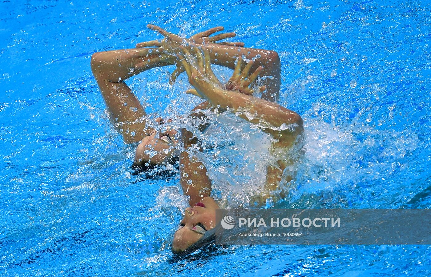 Чемпионат мира FINA 2019. Синхронное плавание. Дуэт. Произвольная программа