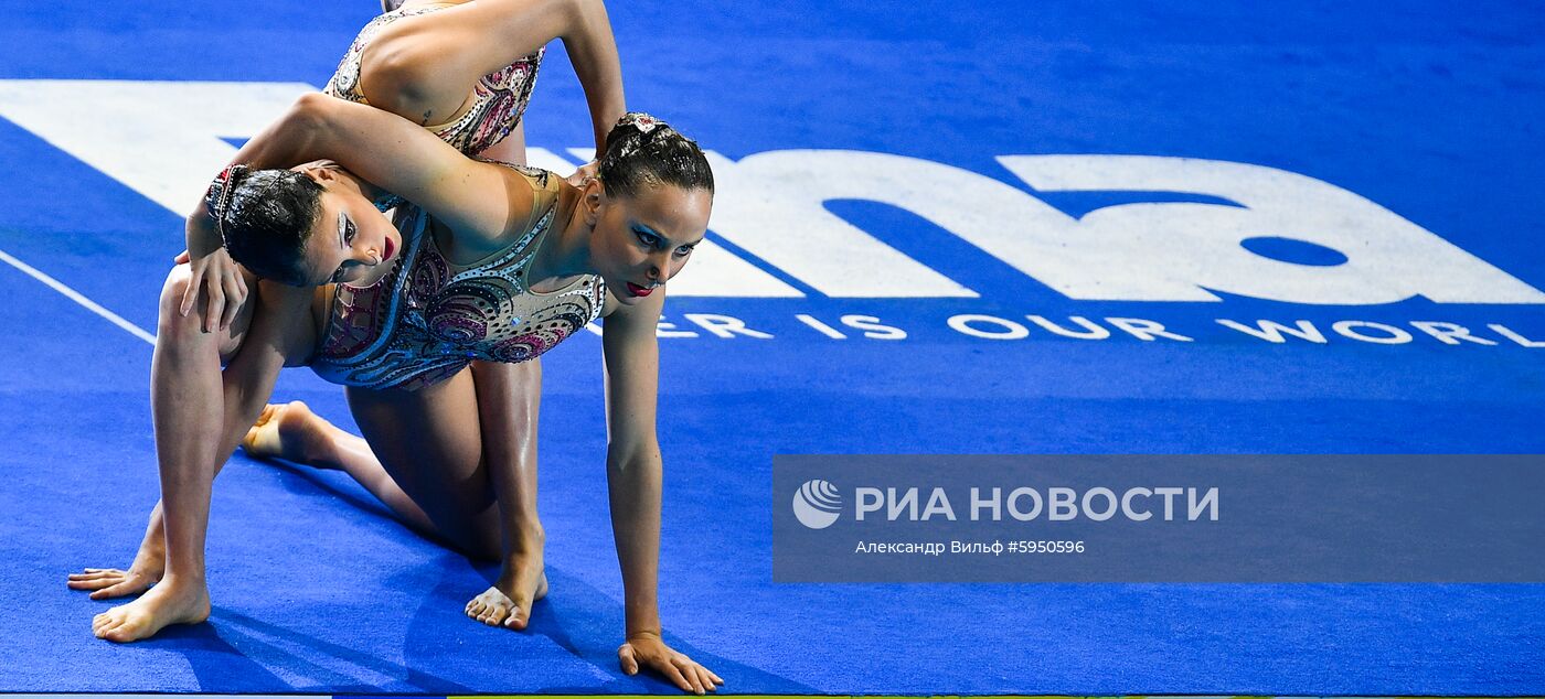 Чемпионат мира FINA 2019. Синхронное плавание. Дуэт. Произвольная программа