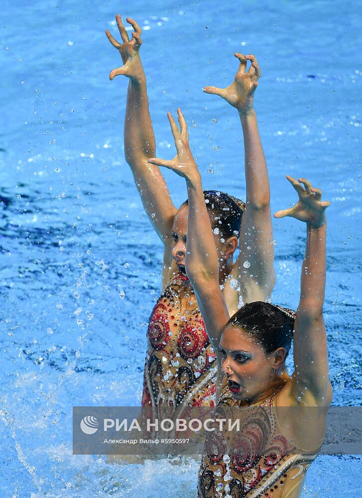 Чемпионат мира FINA 2019. Синхронное плавание. Дуэт. Произвольная программа