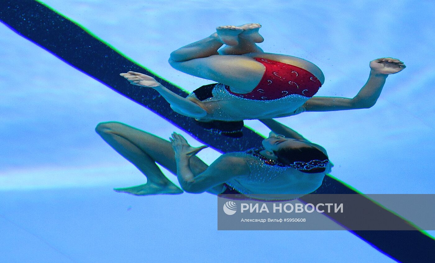 Чемпионат мира FINA 2019. Синхронное плавание. Дуэт. Произвольная программа