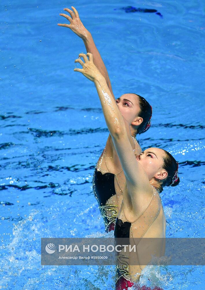 Чемпионат мира FINA 2019. Синхронное плавание. Дуэт. Произвольная программа