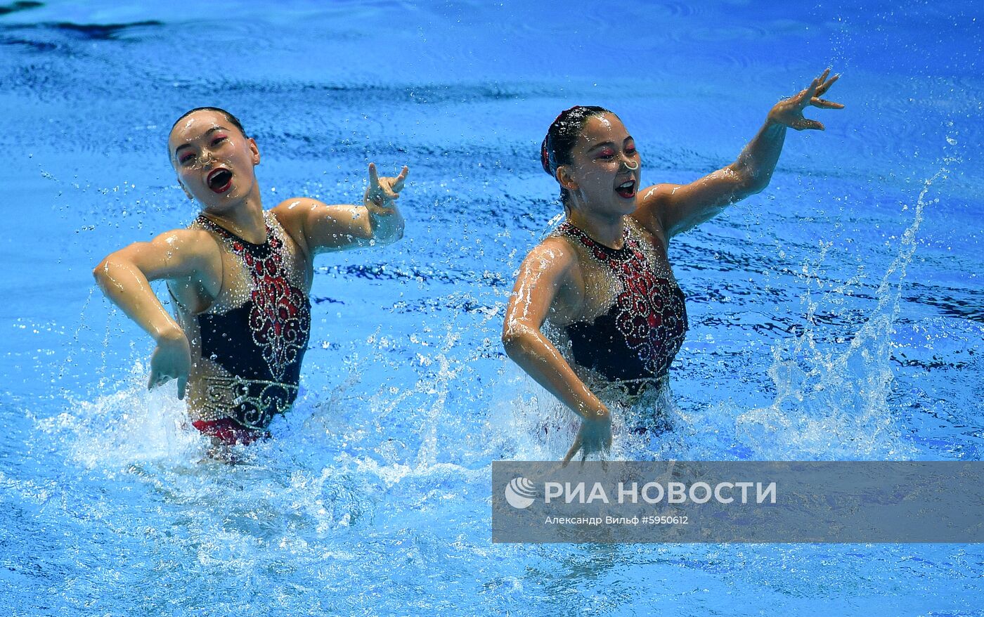 Чемпионат мира FINA 2019. Синхронное плавание. Дуэт. Произвольная программа