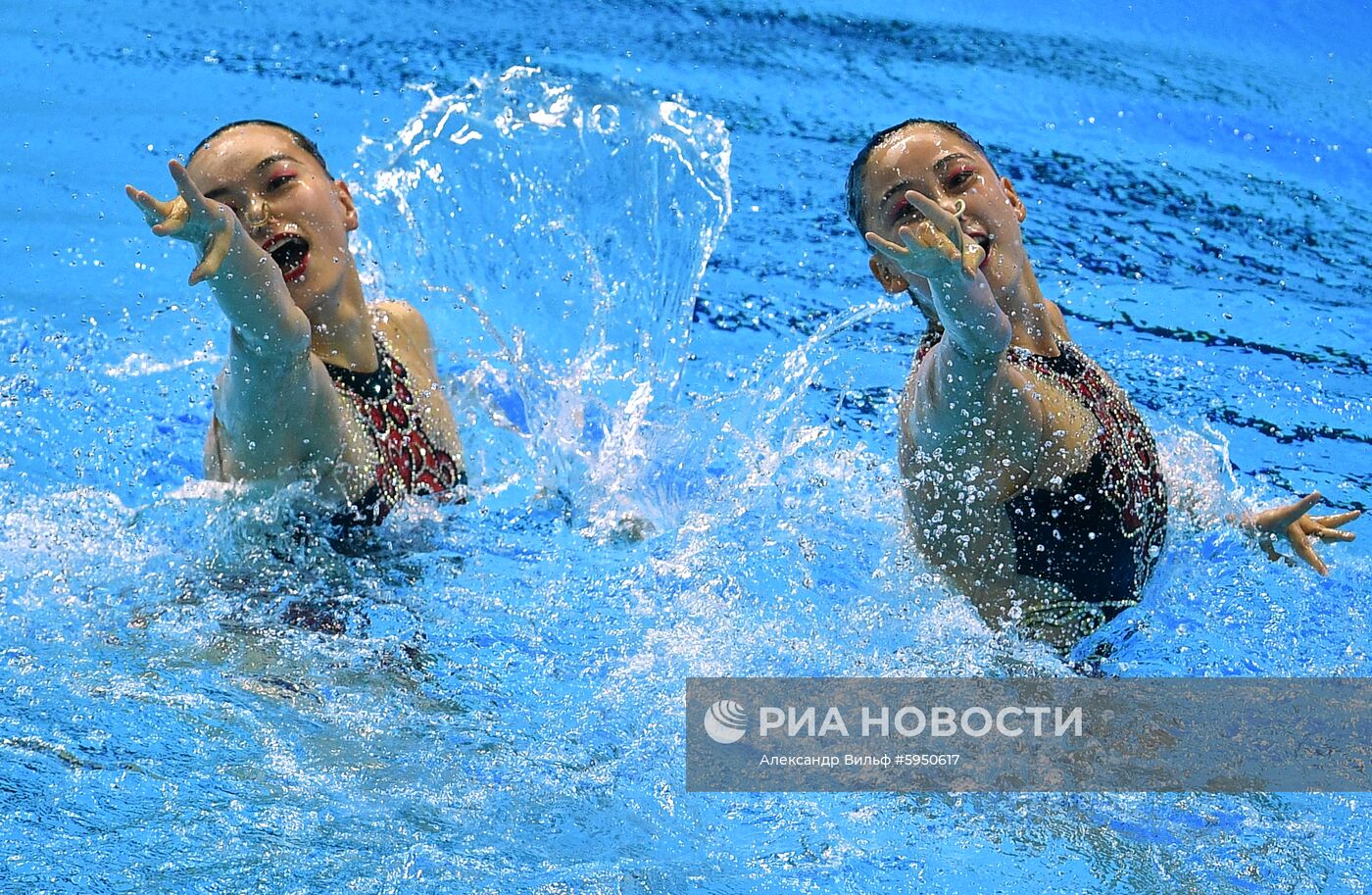 Чемпионат мира FINA 2019. Синхронное плавание. Дуэт. Произвольная программа