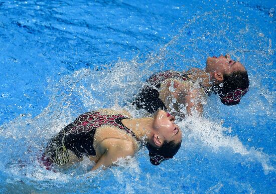 Чемпионат мира FINA 2019. Синхронное плавание. Дуэт. Произвольная программа