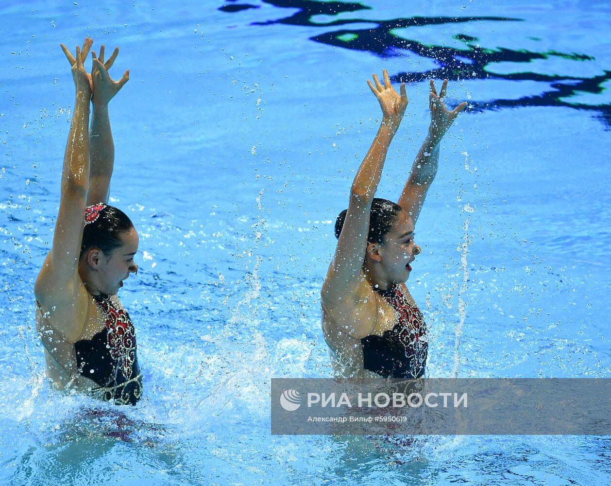 Чемпионат мира FINA 2019. Синхронное плавание. Дуэт. Произвольная программа