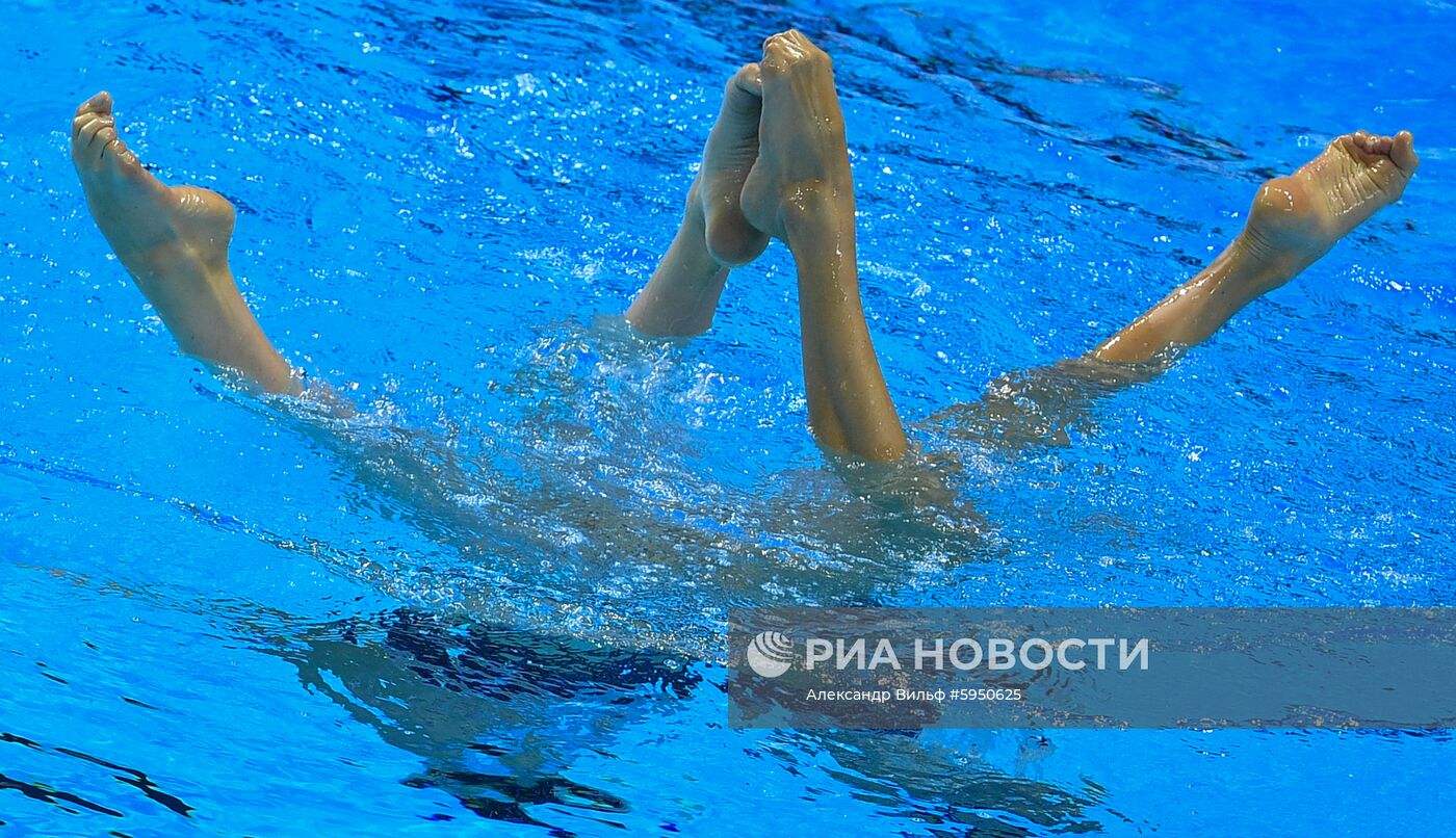 Чемпионат мира FINA 2019. Синхронное плавание. Дуэт. Произвольная программа