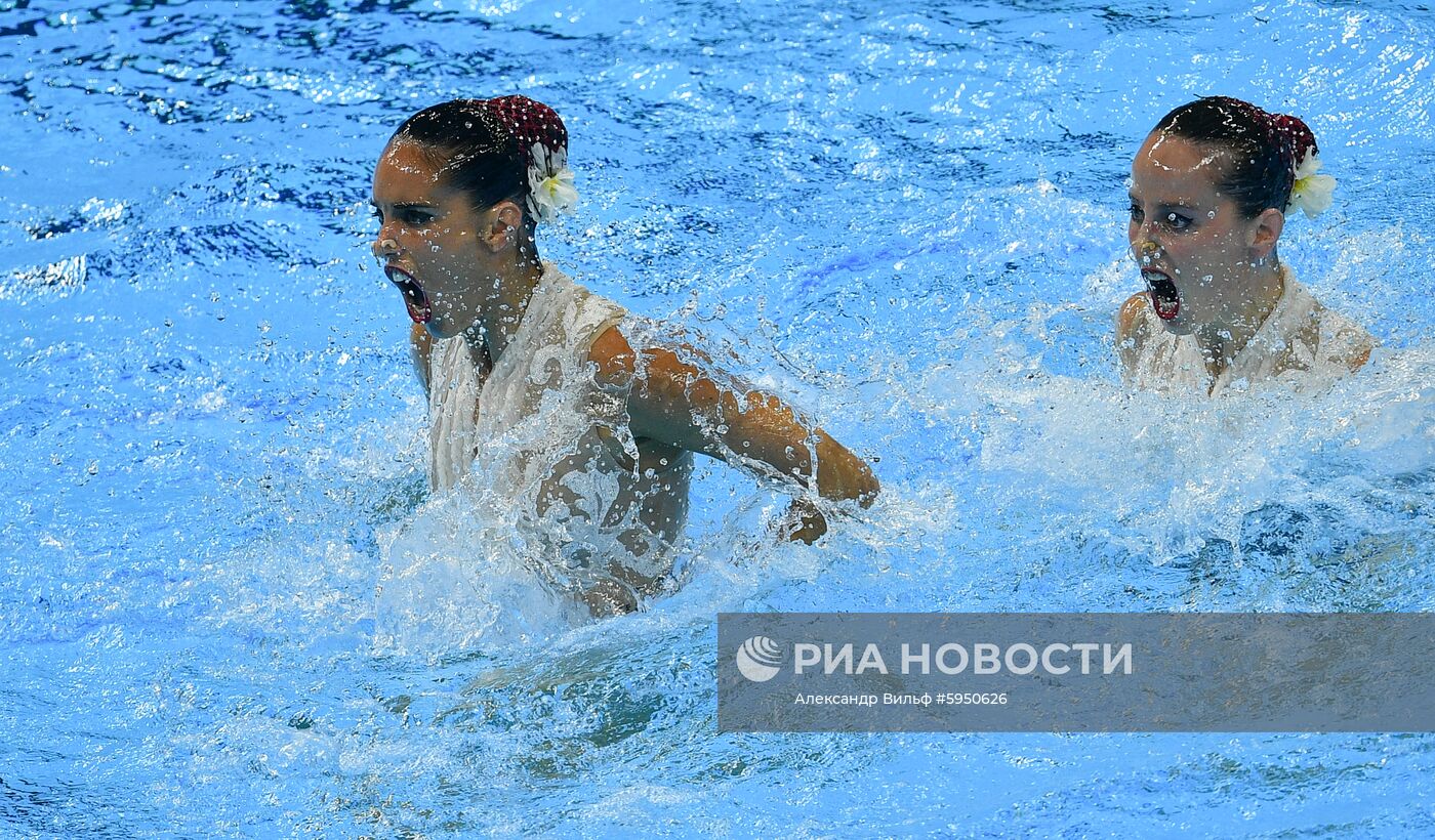 Чемпионат мира FINA 2019. Синхронное плавание. Дуэт. Произвольная программа