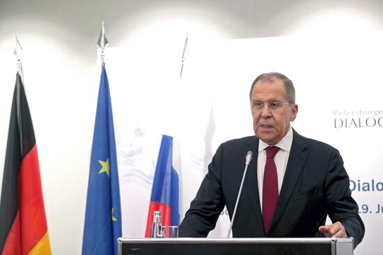Визит министра иностранных дел РФ С. Лаврова в Германию