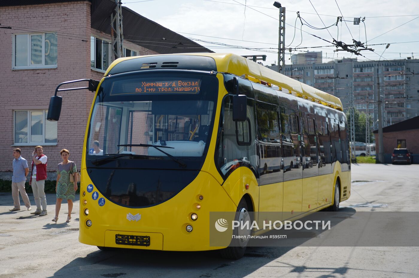 Электробус производства "Белкоммунмаш" вышел на маршрут