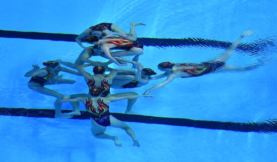 Чемпионат мира FINA 2019. Синхронное плавание. Группы. Произвольная программа